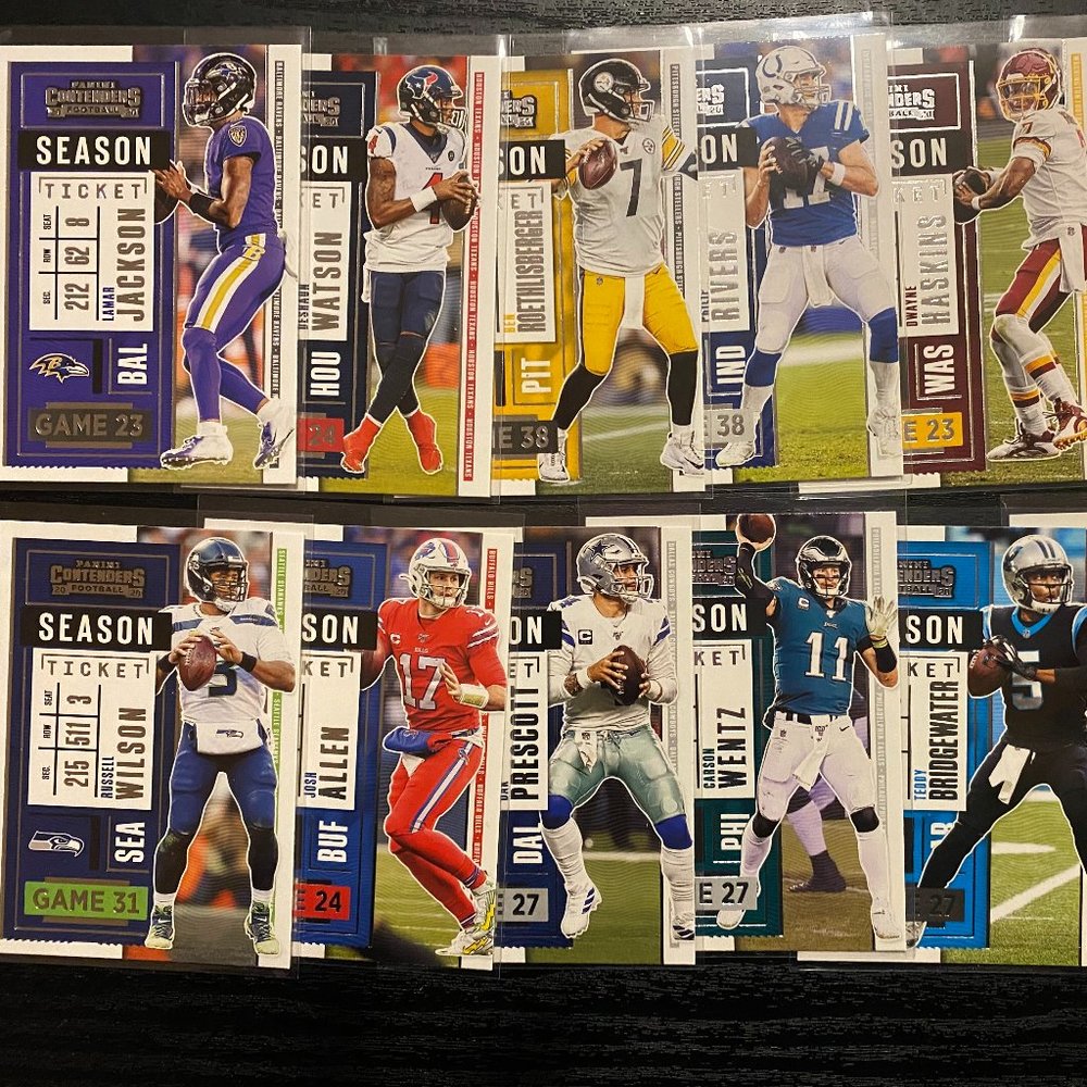 NFL 2020 Panini Contenders Quarterbacks QB